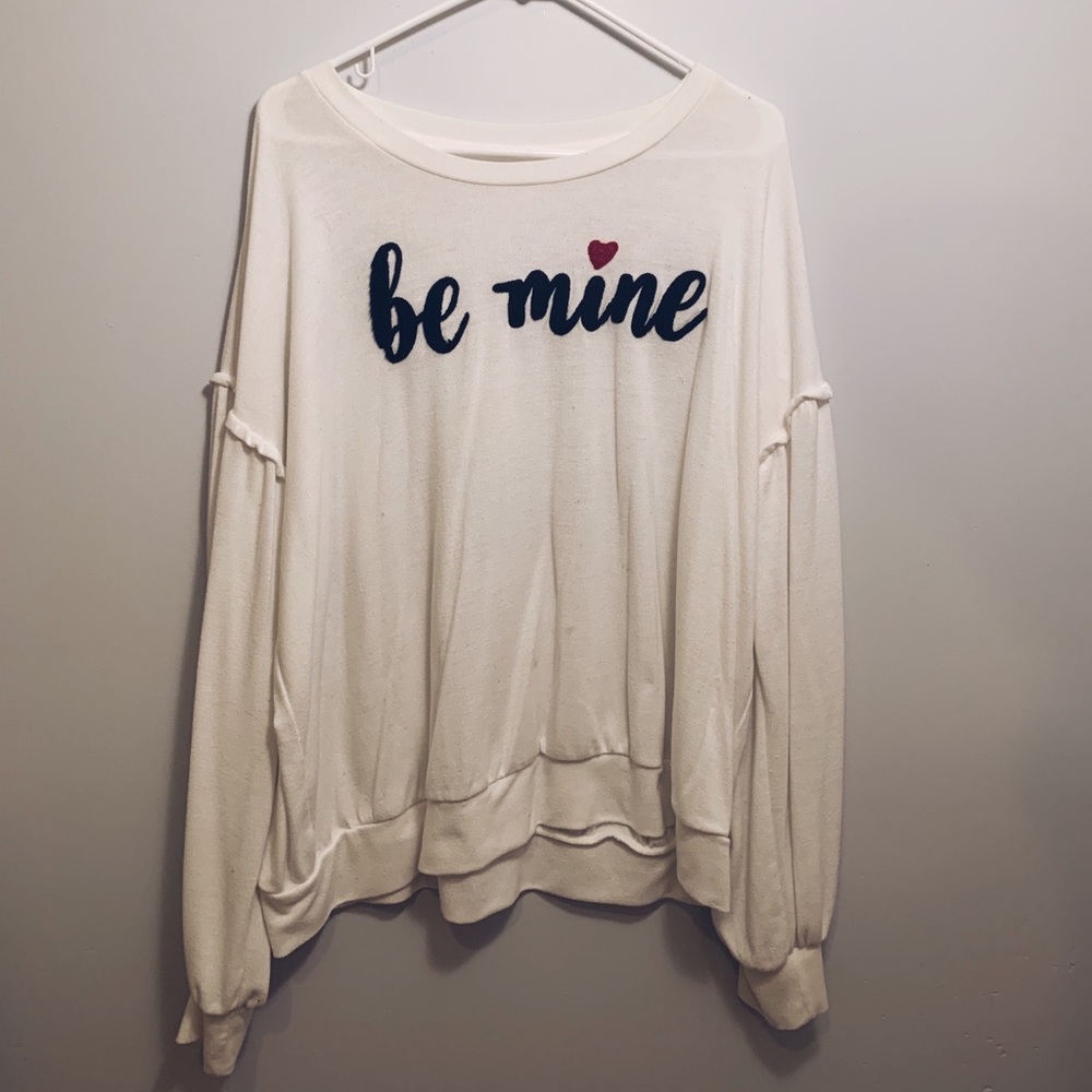 oversized valentine’s day sweater